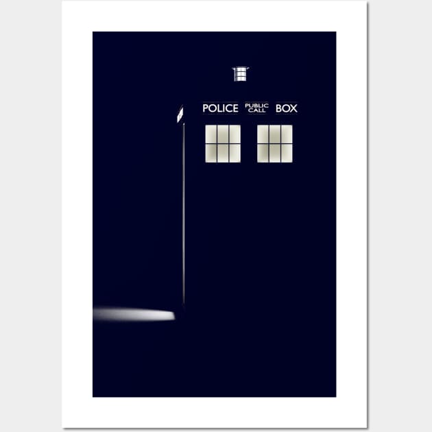 Subtle TARDIS Wall Art by Treherne